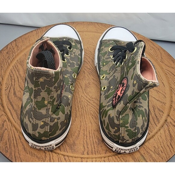 Girls’ Camo Converse Chuck Taylor Hi Tops Size 3 - Picture 4 of 14